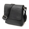 Сумка мужская GRANDE PELLE из матовой кожи (GP0431black)